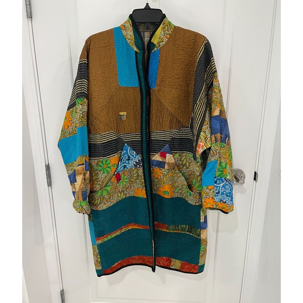 Namai Studio Handmade Original Long Quilt Jacket Coat